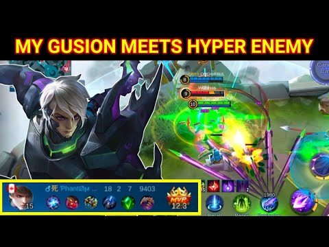 Gusion Meets High IQ player!? | Fast And Satisfying Combo! | Mythical Rank Gameplay | MLBB✓