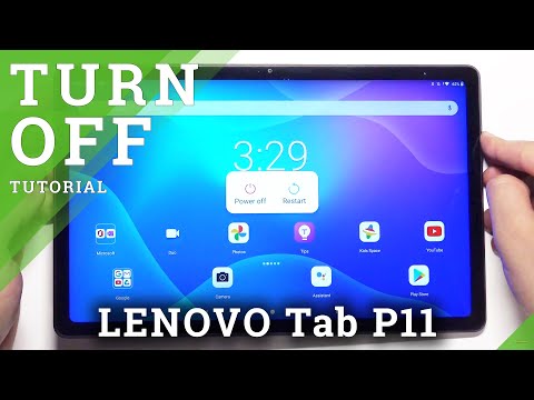 How to Switch Off LENOVO Tab P11 – Shut Down Tablet