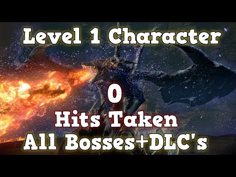Lvl.1 Worlds First 0 Hits Taken ALL CONTENT (Deprived) - Dark Souls 3