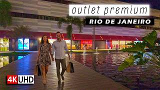 🇧🇷 Rio’s Best Outlet Mall? — Outlet Premium Rio Walk 【 4K UHD 】