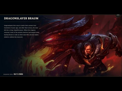 DRAGONSLAYER BRAUM SKIN SPOTLIGHT-03-11-2025