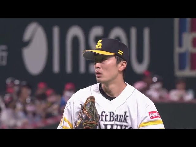 【1回表】ホークス・和田毅 初回を3者連続三振に抑える完璧な立ち上がりを見せる!! 2022年5月5日 福岡ソフトバンクホークス 対 オリックス・バファローズ