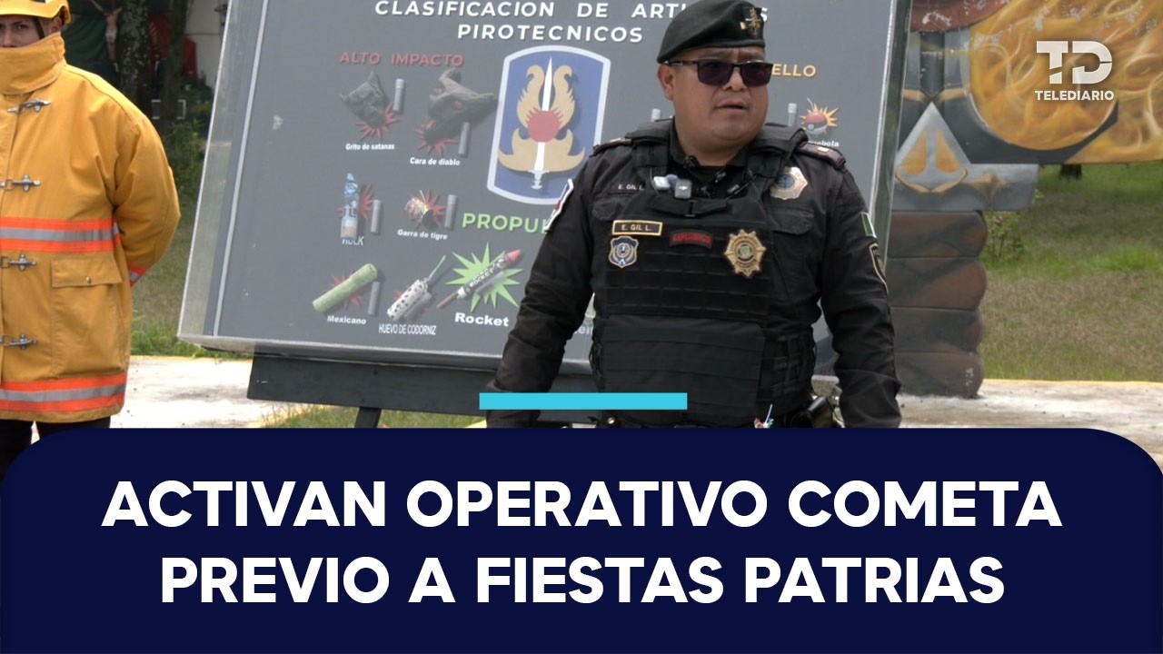 Fiestas Patrias: autoridades intensifican operativo contra venta de pirotecnia en CDMX