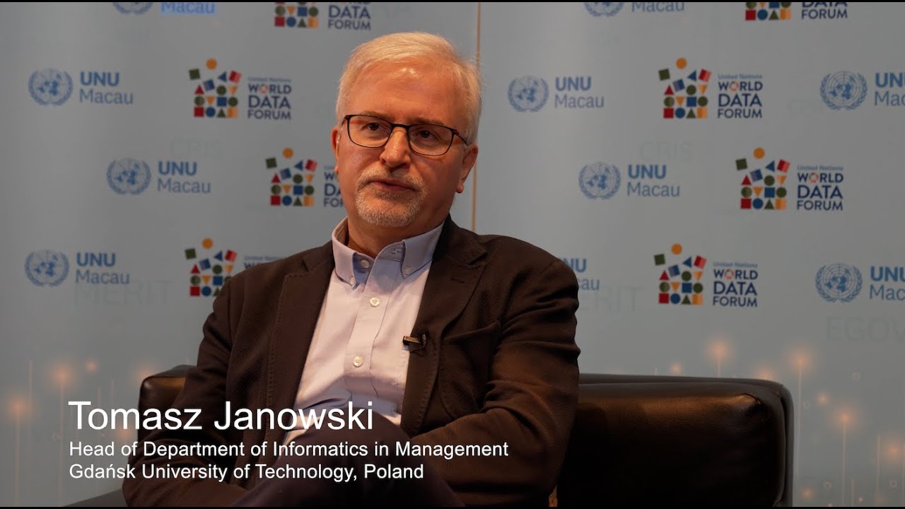 Interviews on the 2023 World Data Forum Macau Satellite Event｜Dr. Tomasz Janowski
