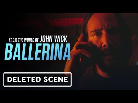 Ballerina - Exclusive John Wick Deleted Scene (2025) Keanu Reeves, Anjelica Huston