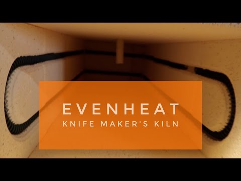 Evenheat Knife Maker's Kiln - quick look and how to program it.
