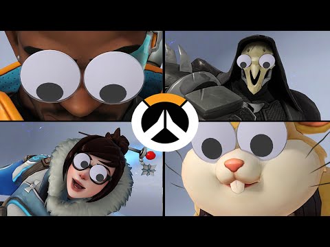 Overwatch - All Highlight Intros with Googly Eyes! April Fool's Day 2020