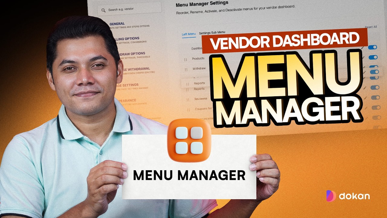 The Dokan Feature NO ONE Talks About 🤫 Customize Vendors’ Dashboard Menu Items Like a Pro! 🚀