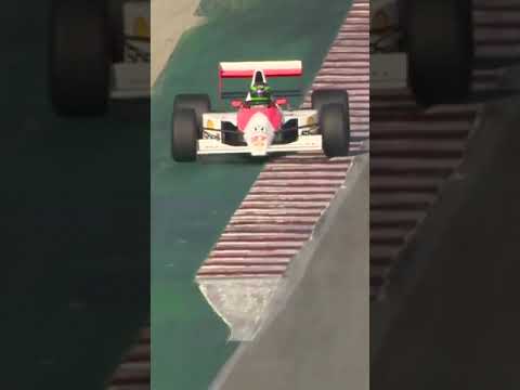 Thumbnail for Pato O'Ward attacks Corkscrew in Ayrton Senna's V10 McLaren F1 car by McLaren MP4/5