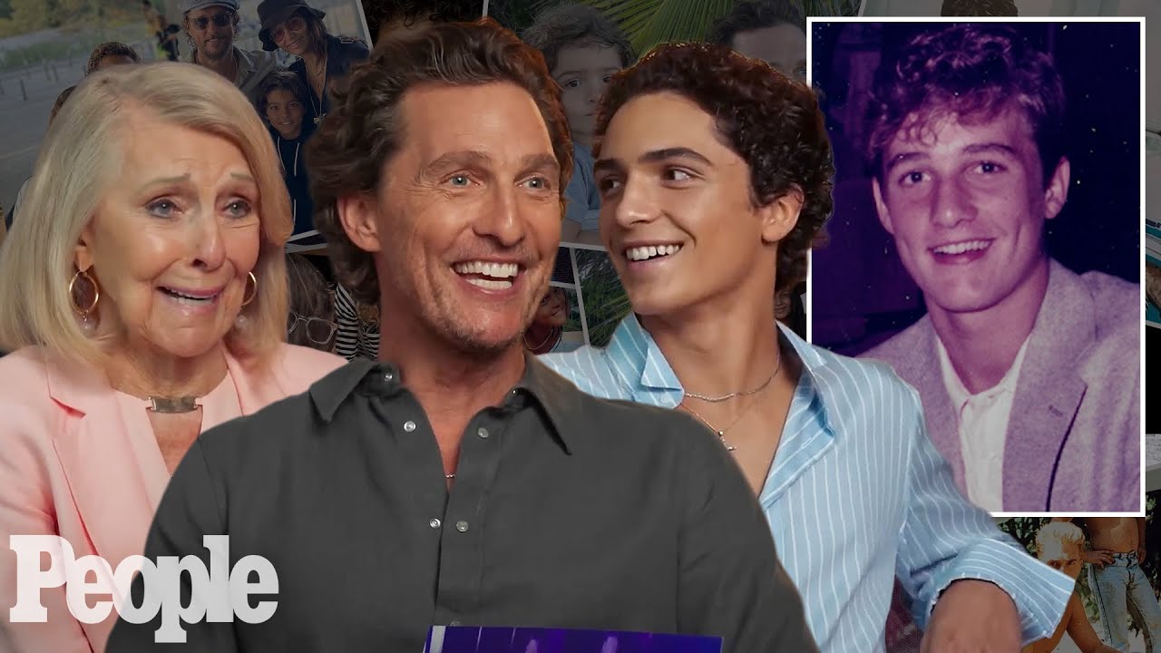 Matthew McConaughey, His Mom & Son React to Family Photos, Texas Memories & Hollywood Life | PEOPLE