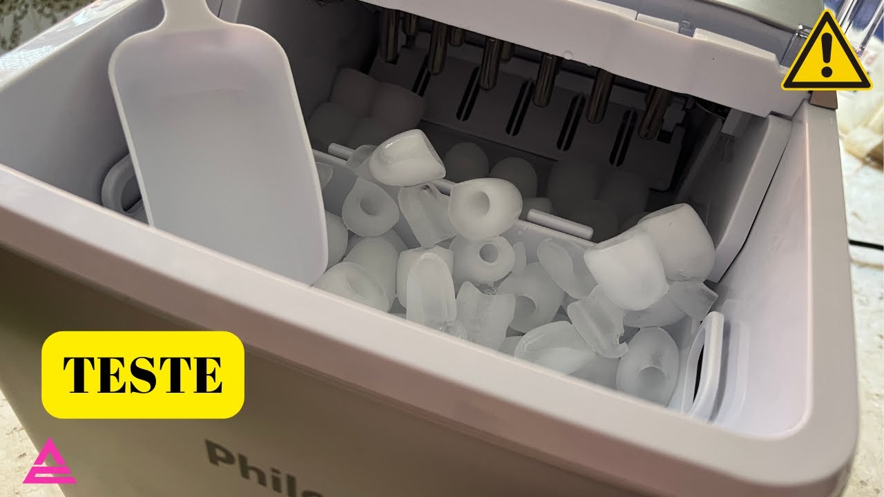 TESTE DA MÁQUINA DE GELO DA PHILCO PMG02T - 110V - Será que Funciona?