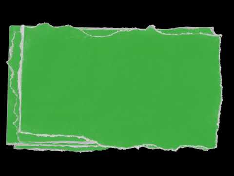 PAPER TEAR OVERLAY GREEN SCREEN
