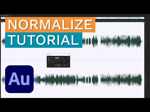 Adobe Audition Normalize Tutorial