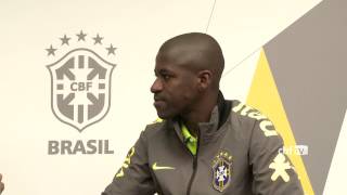 Conversa com Ramires nos estúdios da CBF TV