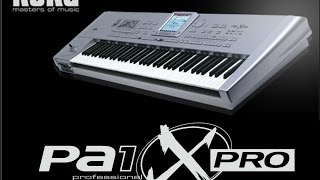 Video thumbnail for Korg PA1X PRO demo! by touchpower