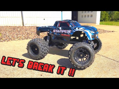 LET’s BREAK the “CHEAPEST TRAXXAS STAMPEDE”!!