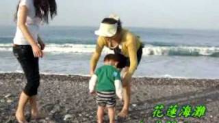 preview picture of video 'Hualien seashore on the east coast of Taiwan (台灣花蓮的海浪與賞鯨)'
