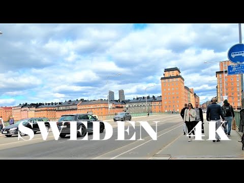 STOCKHOLM WALK 4K: Sankt Eriksgatan - Odengatan - Vasaparken