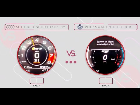 AUDI RS3 8Y VS GOLF R 8 // 0 - 280 (2023)