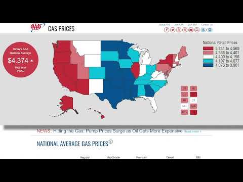 Inflation and New Jersey Gas Prices