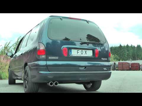 Renault Espace 3,0l V6 mit FOX Exhaust System