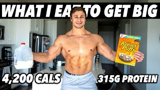 WHAT I'M EATING TO BULK TO 250 LBS BODYWEIGHT | 4,200 CALS PER DAY