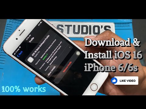 How to Download & Install iOS 16 Beta on IPhone 6 | #ios16 #ios16beta #ios16betainstall #ios