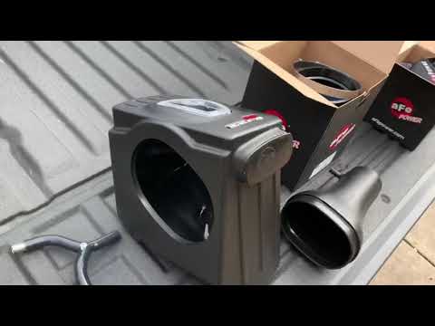 2017 Nissan Titan AFE Momentum GT Cold Air Intake Install!!!  Before and After