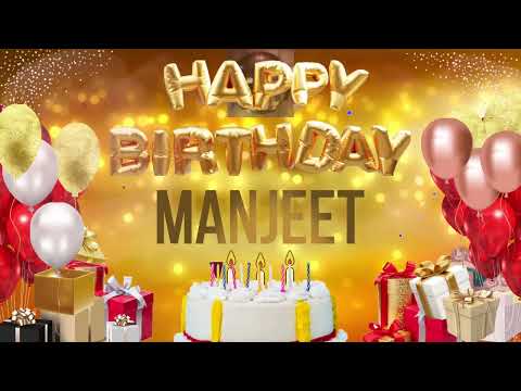 MANJEET - Happy Birthday Manjeet