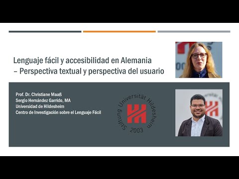 Christiane Maaß, Sergio Hernández Garrido: Lenguaje Fácil en Alemania