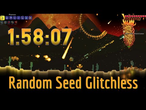 Moon Lord Speedrun in 1:58:07 - Classic NMA Random Seed [Former WR]