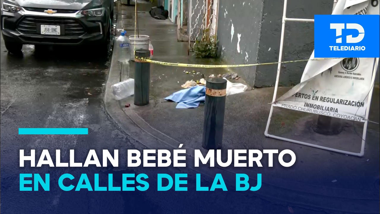 Bebé de 7 meses es hallado muerto dentro de bolsa en la Benito Juárez; revelan VIDEO del abandono