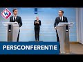 Persconferentie Mark Rutte en Hugo de Jonge over vervallen extra coronamaatregelen - OMROEP WEST