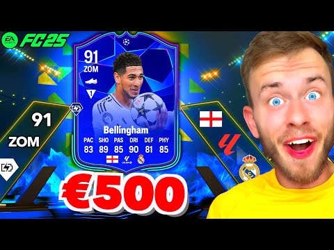 Ich habe 500€ in CHAMPIONS LEAGUE Packs investiert & _____ gezogen! 👀