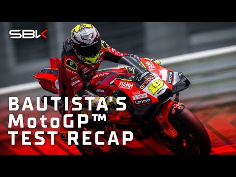 RECAP ⏪ Alvaro Bautista's MotoGP™ test | #WorldSBK