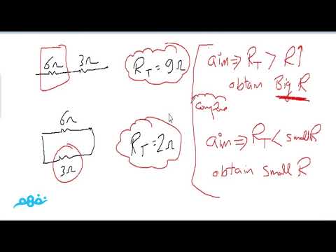 Parallel and series connection part 3 - فيزياء لغات - للثانوية العامة - نفهم  physics