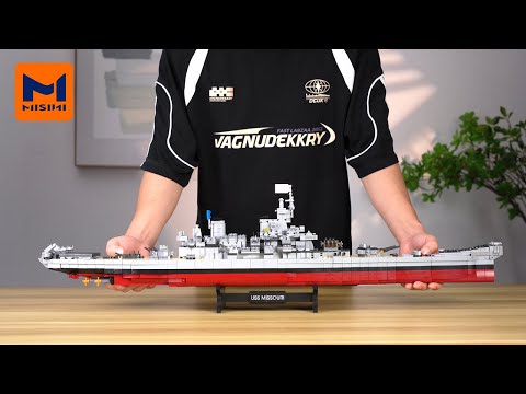 MISINI M6320 Iowa-class battleship USS Missouri Building Block Set
