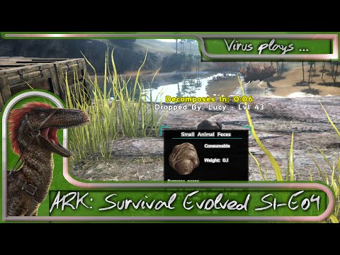 ARK: Survival Evolved S1-E4: Lucy poops on camera ! :O  [1080p-60fps]