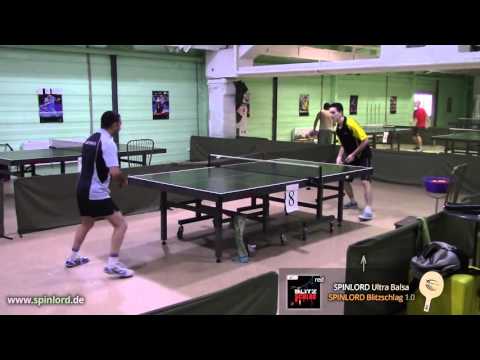 SPINLORD Blitzschlag 1.0 mm - blocking on SPINLORD Ultra Balsa blade