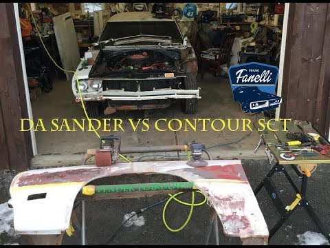 DA Sander vs Eastwood Contour SCT, Rust Biscuit Road Runner Fender Teardown!