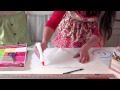 Video for how to make fast paper protest banner