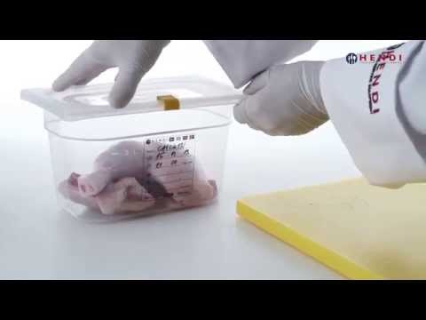 Gasztronorm, HACCP szabványú polipropilén edények (HENDI)