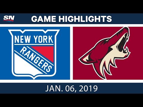 NHL Highlights | Rangers vs. Coyotes - Jan. 6, 2019