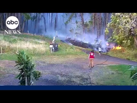 Security video appears to show what triggered deadly Maui fire l GMA