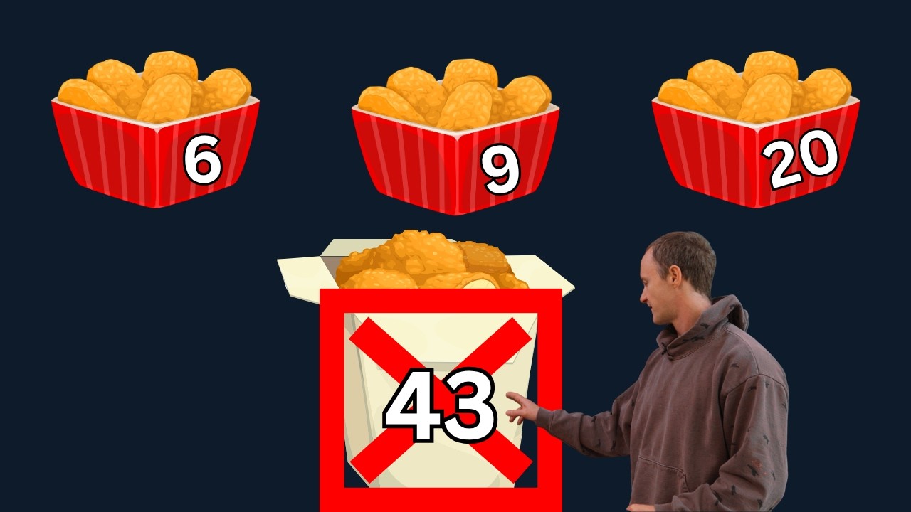 why you can't order 43 nuggets.