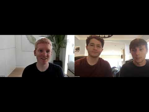 Nicholas Donahue & Austin Kahn present Atmos to Patrick Collison