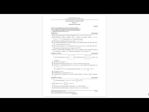 Simulare Bacalaureat 2025 - Mate-Info