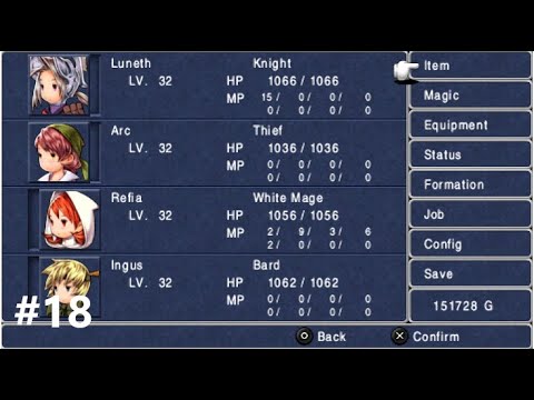 Let's Play Final Fantasy III | Part 18 | Sunken Cave