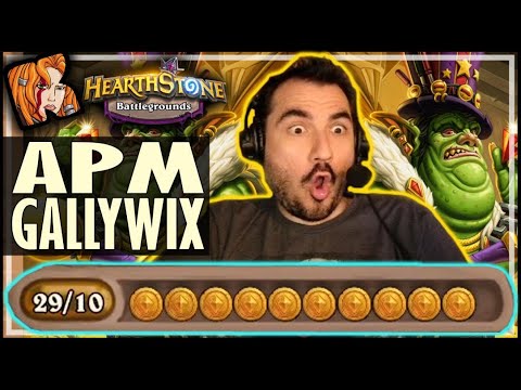 FINALLY! APM GALLYWIX BUILD! - Hearthstone Battlegrounds