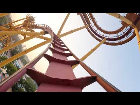 Dive Coaster 2025 Onride Mounted Go Pro 4K 60FPS HD POV Chimelong Paradise